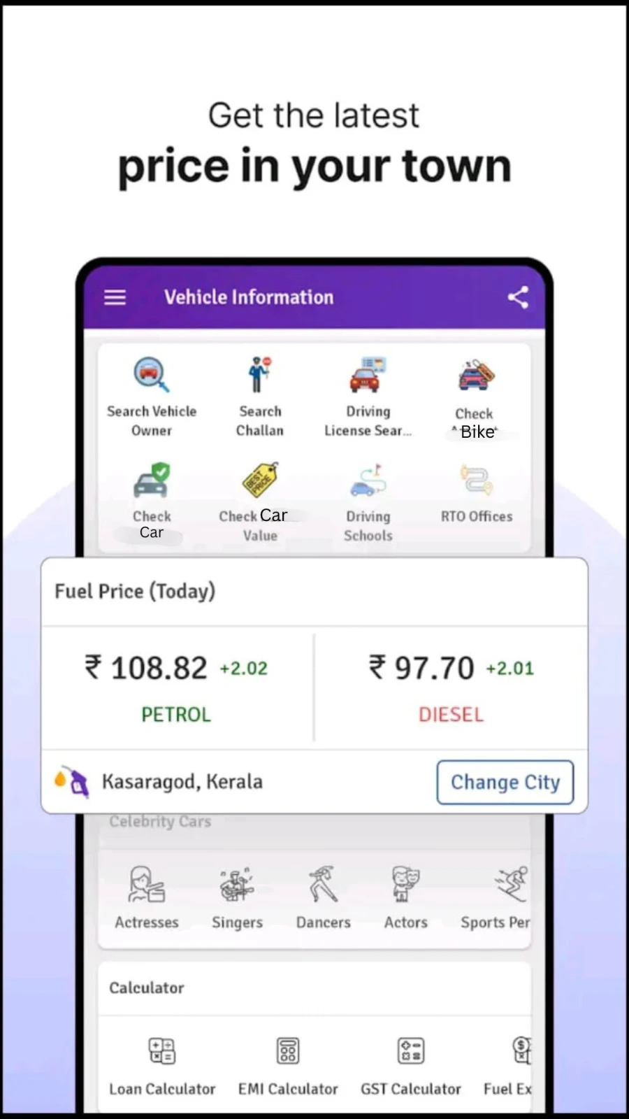RTO Vehicle Info App, Challan screenshot